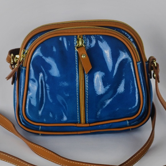 Valentina Handbags - Valentina Patent Leather Small Cross Body Handbag